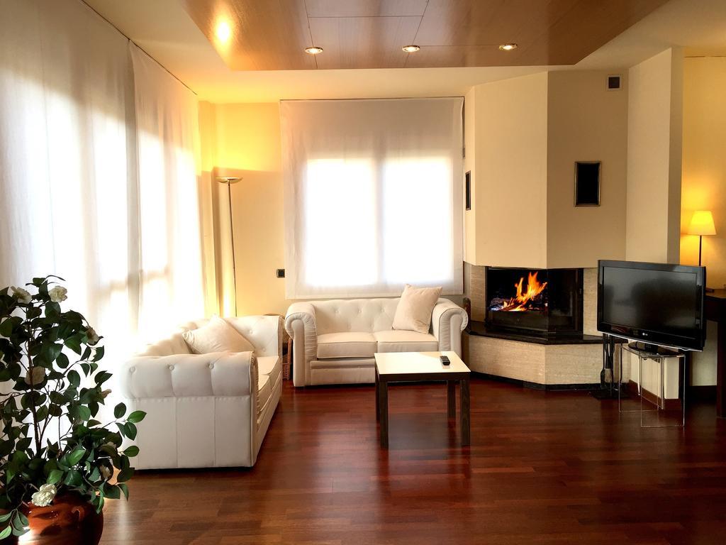 Suite con chimenea y acceso al spa