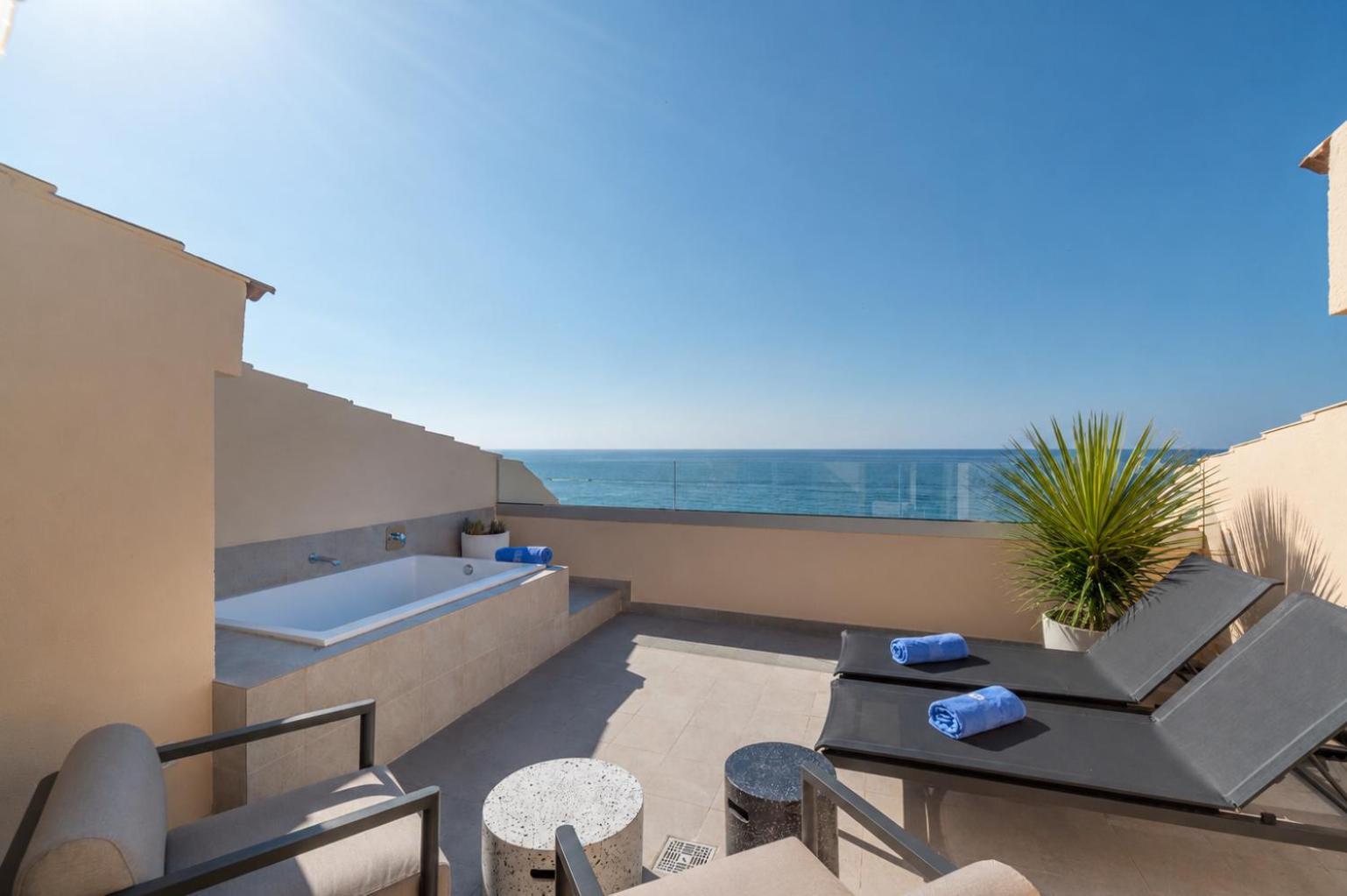 Penthouse Tweepersoonssuite met Uitzicht op Zee