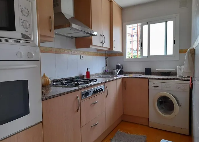 Apartamento con piscina y bonita terraza