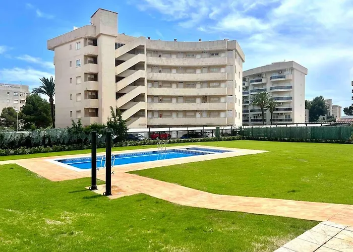 Apartamento Con Piscina Y Jardin Fantastico Cala Sirenas - Nuevo