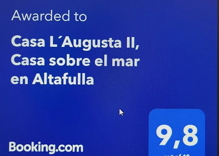 Casa L'Augusta Ii, Casa Sobre El Mar En Altafulla