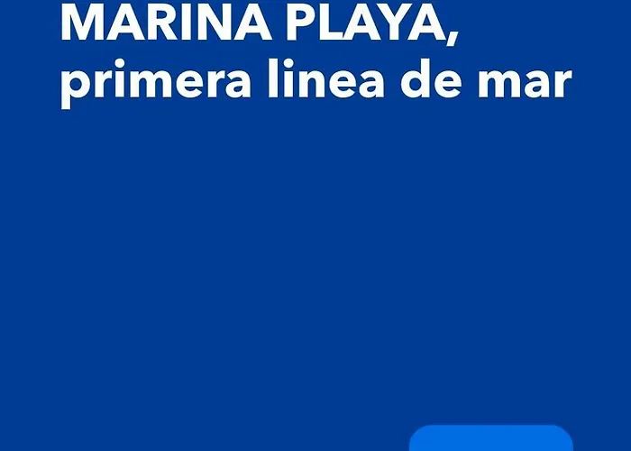 Apartamento Marina Playa, Primera Linea De Mar