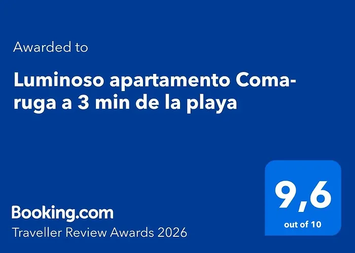 Luminoso apartamento Coma-ruga a 3 min de la playa