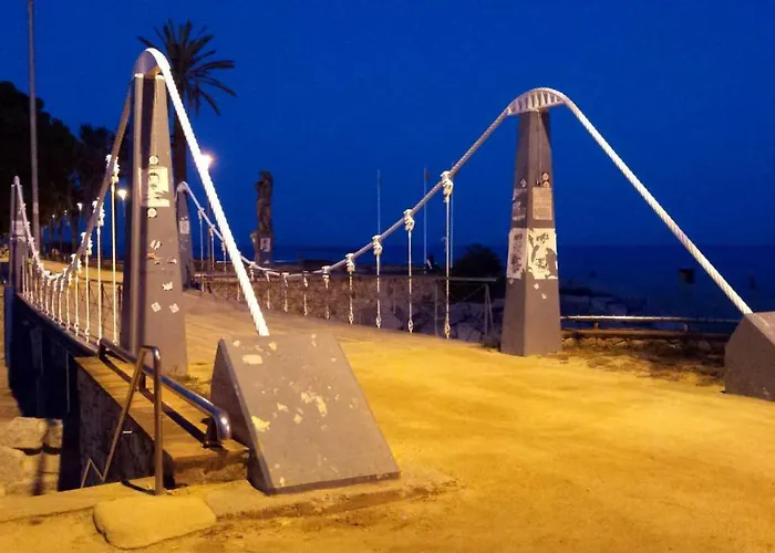 White Stones Beach In Sant Pol De Mar